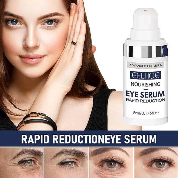 Rapid Reduction Eye Serum, Anti Aging Serum Visibly Reduces Under-Eye Bags, Sunlit Rose- Satin Finish, Nourishing Eye Seru...
