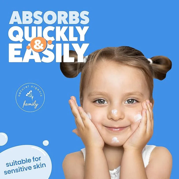 Award-Winning Kids Face Cream - Gentle & Calming Moisturizer with Natural Ingredients for Sensitive & All Skin Types - Fra...