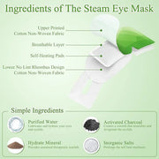 16 Packs Steam Eye Mask, Heated Eye Mask for Sleeping, Warm Compress for Eyes, Self Heating Disposal Eye Mask Comfortable ...