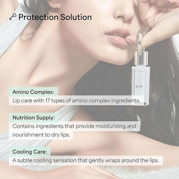 ENTROPY Makeup Charm Ultra Glossy Lip Serum, Nourish Lip Care with Amino Complex, Hydrating, Cooling Care, Non-Sticky, Hig...