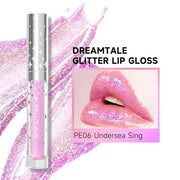 FOCALLURE Glitter Liquid Lipstick,Hydrating,Moisturizing Lip Gloss for Women,Sparkly Shimmer Lip Makeup,Long Lasting,Light...