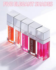 Plumping Lip Glow Oil,Hydrating Tinted Lip Oil Gloss,Transparent Toot Lip Oil Lipgloss,Long Lasting Moisturizing Glow Revi...