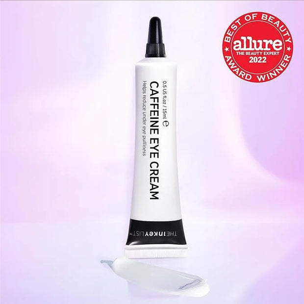 The INKEY List Caffeine Eye Cream, Reduce Eye Puffiness and Dark Circle, Blur Fine Lines, 0.5 fl oz - Product Image