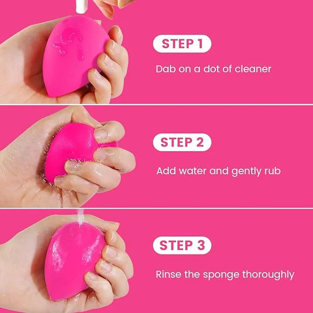 BEAKEY 5 Pcs Makeup Sponges, Latex-Free Beauty Sponge