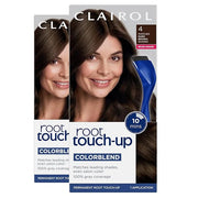 Clairol Root Touch-Up by Nice'n Easy Permanent Hair Dye, 4 Dark Brown Hair Color, Pack of 2 - Product Image