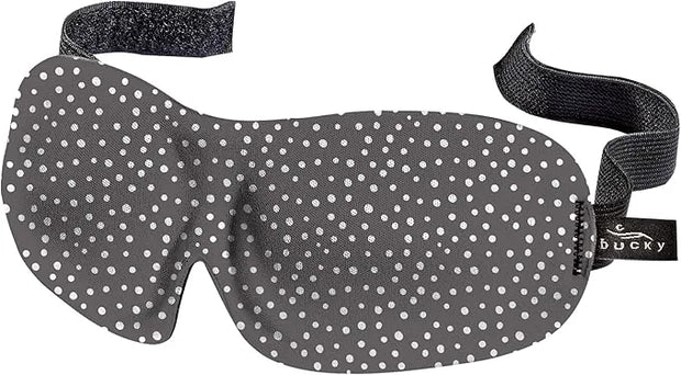 Bucky 40 Blinks No Pressure Eye Mask for Travel & Sleep, Granite Dots, One Size - Product Image