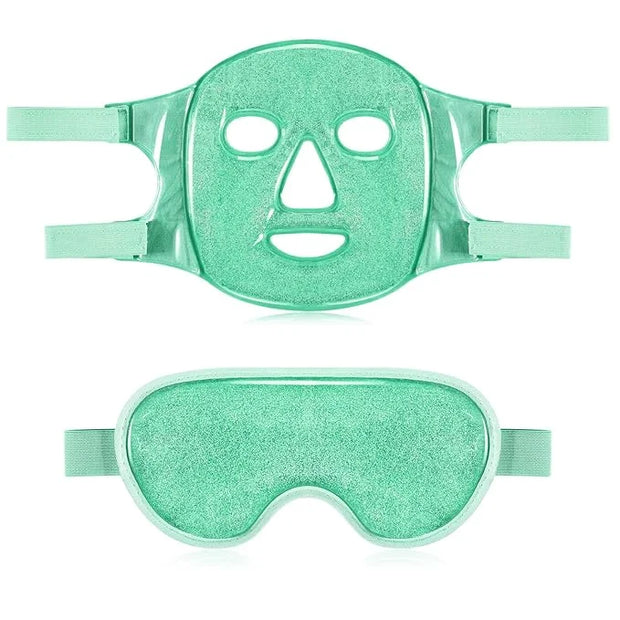 Geyoga Gel Ice Face Eye Mask Cooling Face Eye Masks for Reducing Puffiness, Dark Circles, Redness, Pain Relief, Migraine, ...