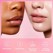 Hydrating Lip Gloss Oil - Nourishing Tinted Lip Oil for High-Shine Finish, Long-Lasting, Non-Sticky, Cruelty-Free Lip Plum...