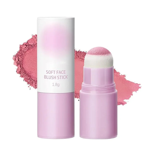 Soft Face Blush Stick, Matte Natural Long Lasting Blush for a Flawless Finish, Creamy Blendable Formula for All Skin Types...