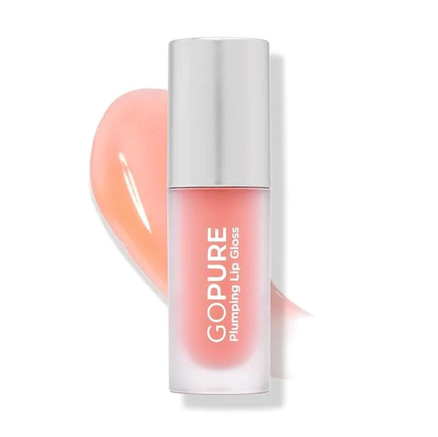 goPure Lip Plumper – Plumping lip gloss formula with Hyaluronic Acid & Peptides, moisturizing, volumizing, smooths the loo...