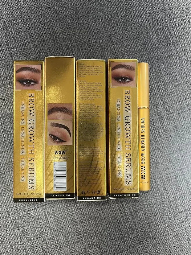 Natural Eyebrow Growth Serum To Grow Brows for Women, Fuller, Thicker, Longer Brows, 4ML Plant Extracts Enhancer, Visible ...