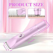 Glow Aura Womens Shaver, Bikini Trimmer for Women, Glow Aura Electric Razor, Comfort 2 in 1 Electric Lady Shaverr, Dual He...