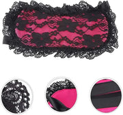 Soft Lace Eye Mask Party Ribbon Accessories, Eye Mask Comfortable Sleep Mask Can Be Adjusted to Shading Eyes, Travel,Home,...