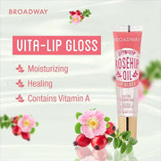 Ruby Kisses Broadway Vita-Lip Tinted & Clear Lip Gloss Set (11 Pack) Ultra-Hydrating & Soothing Formula with Vitamins, Hig...