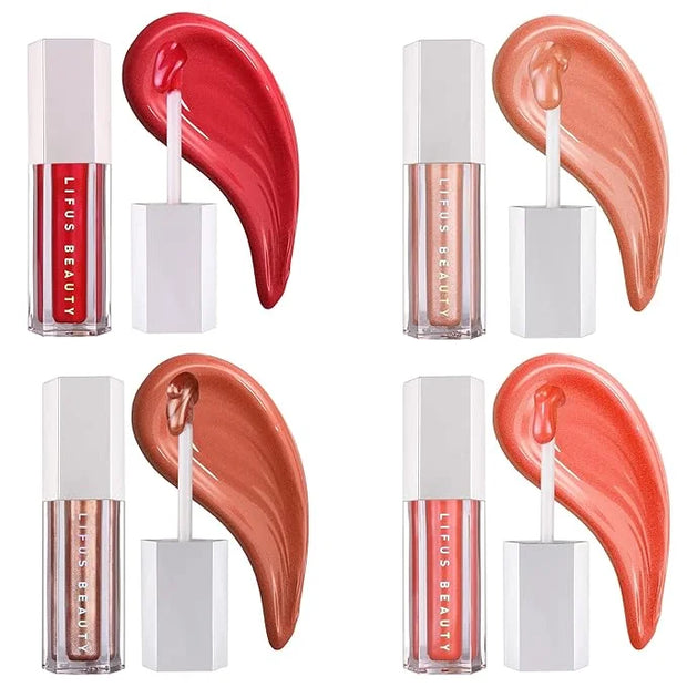 Lip Gloss,Hydrating Lip Oil Tinted Set | Long Lasting | Non-Sticky | High Shine for Plumper Looking Lips,Moisturizing Lip ...