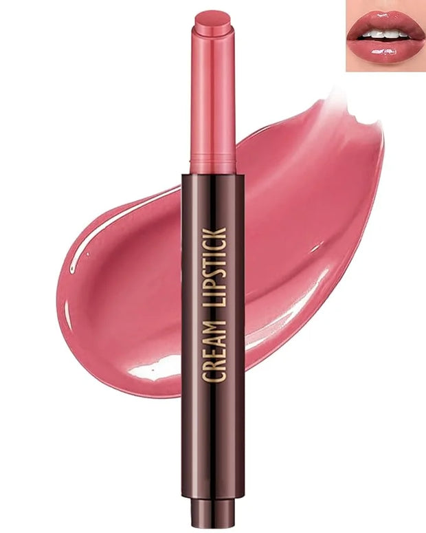 Hydrating Shimmer Lipstick,Moisturizing Jelly Lip Gloss,Shine Red Pink Lipstick Pen, Long Lasting Waterproof Tint Lip Balm...