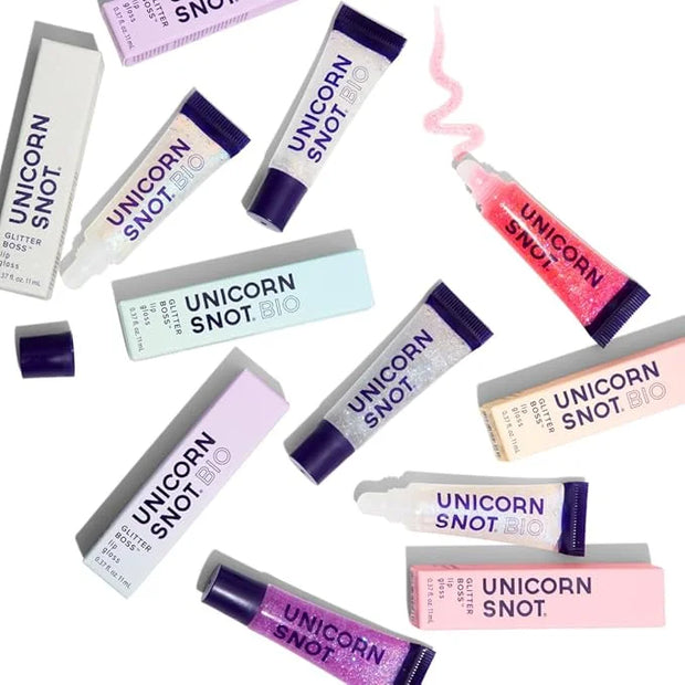 UNICORN SNOT Glitter Lip Gloss - Sparkly Lip Shine - Stocking Stuffers for Women, Gifts for Teen Girls - Vegan & Cruelty-F...