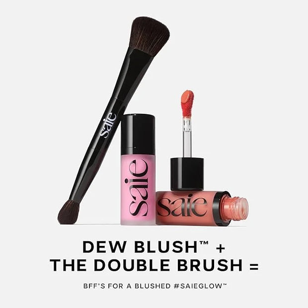 Saie Dew Liquid Blush for Cheeks - Hydrating Cream Blush Stick with a Blendable + Buildable Formula - Skincare Infused Dew...