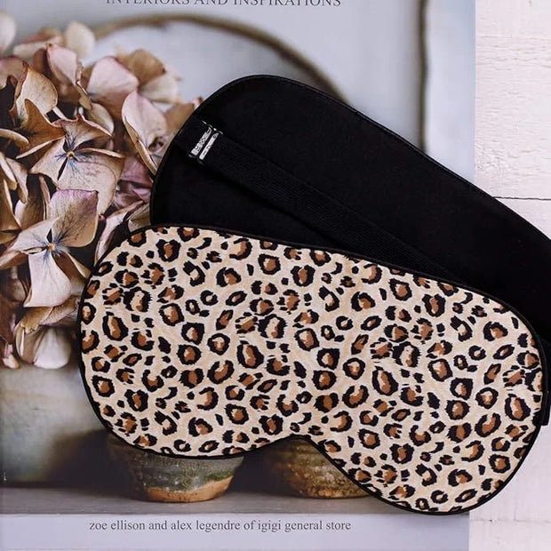 MAXFEEL Feel 100% Pure Silk Eye Mask - Sleep Eye Cover in Floral Colors (#41) - Product Image