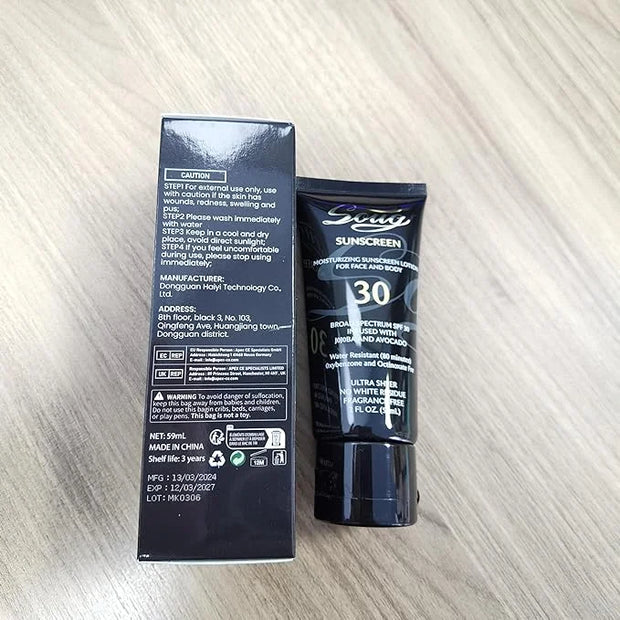 Sunscreen Black Girl, Sunscreen for black skin,Face & Body Moisturizing Sunscreen SPF 30, Black Gir'l Sunscreen for black ...