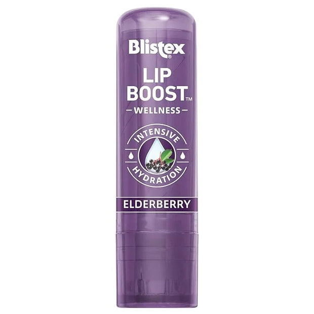 Blistex Lip Boost Wellness, Intensive Hydration from Coconut Oil & Beeswax, Elderberry Moisturizer (Pack of 2) - Product I...
