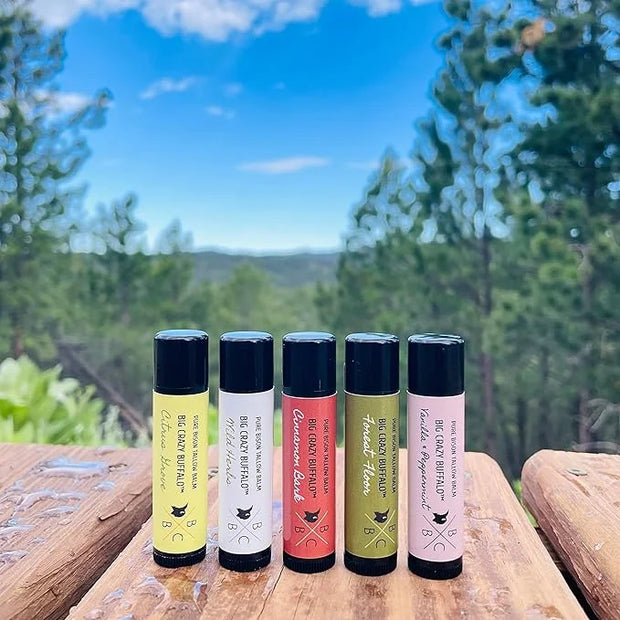 Pure Bison Tallow Lip Balm Set Hydrating