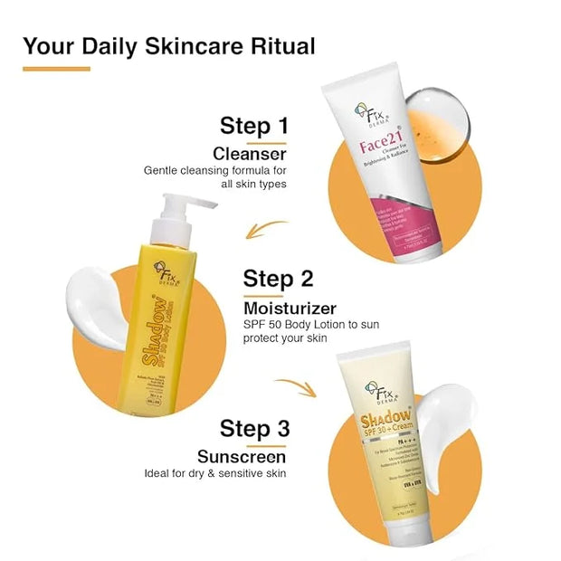 Fixderma Shadow SPF 30+ Gel, Dermatologist tested Offers SPF 30 +, Broad Spectrum UVA and UVB Protection, Water resistant ...