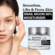 𝐒𝐧𝐚𝐢𝐥 𝐌𝐮𝐜𝐢𝐧 92% Moisturizer Daily Face Gel Cream, Crema de Baba de Caracol Original, Snail Secretion Filtrate Nourishing C...