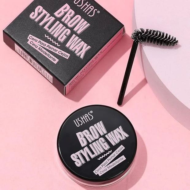 USHAS Eyebrow Gel for Eyebrow Styling Waterproof And Sweat-Proof Clear brow Gel, Long-Lasting Eyebrow Wax Kit for Eyebrow ...