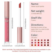 Matte Liquid Lipstick,Dark Purple Liquid Lip Stains, Long Lasting Waterproof Lip Gloss Makeup, Velvet Non-Stick Cup Lips S...