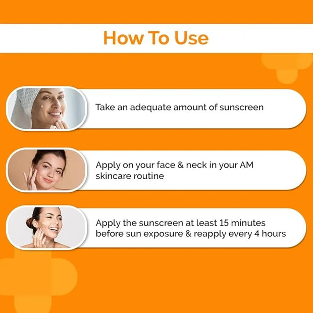1% Hyaluronic Sunscreen SPF 50 Aqua Gel, PA++++, Lightweight, No white-cast for Broad Spectrum & Blue Light Protection for...