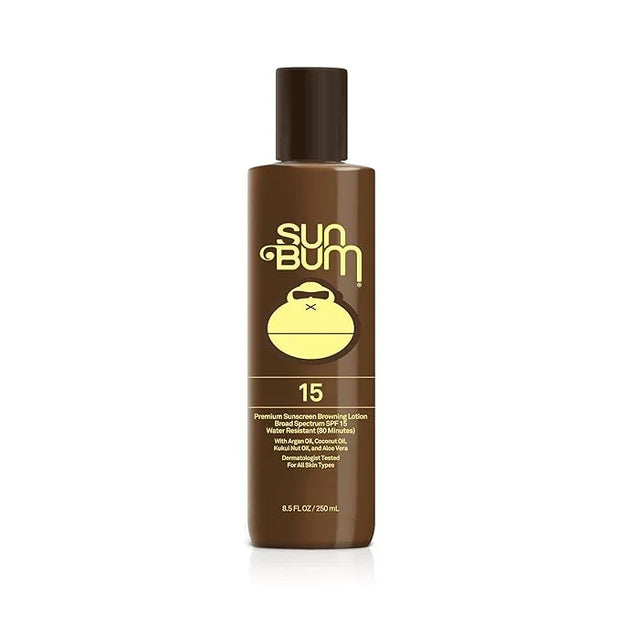 Sun Bum SPF 15 Browning Lotion | Vegan and Hawaii 104 Act Compliant (Octinoxate & Oxybenzone Free) Broad Spectrum Moisturi...