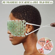 Jade Eye Mask - with Adjustable Strap for face 100% Natural Gemstone Jade Sleep Mask for Hot & Cold Anti Aging Therapy by ...