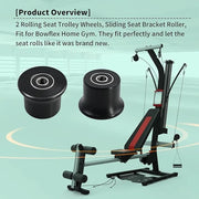 1 Pcs Rolling Seat Trolley Wheels Motivator2, Pr1000, Pr1000, Sport, Ultimate2, Schwinn - Product Image