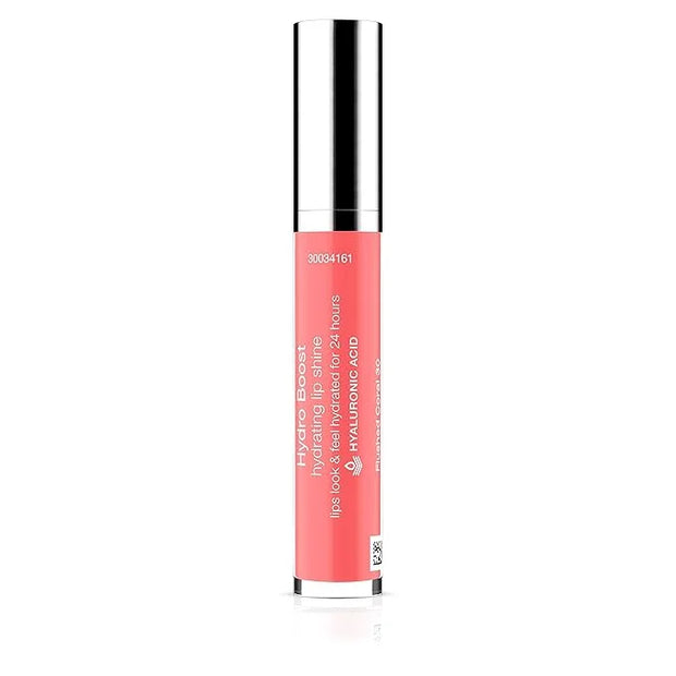 Neutrogena Hydro Boost Hydrating Lip Shine, 30 Flushed Coral Color 0.10 Oz - Product Image