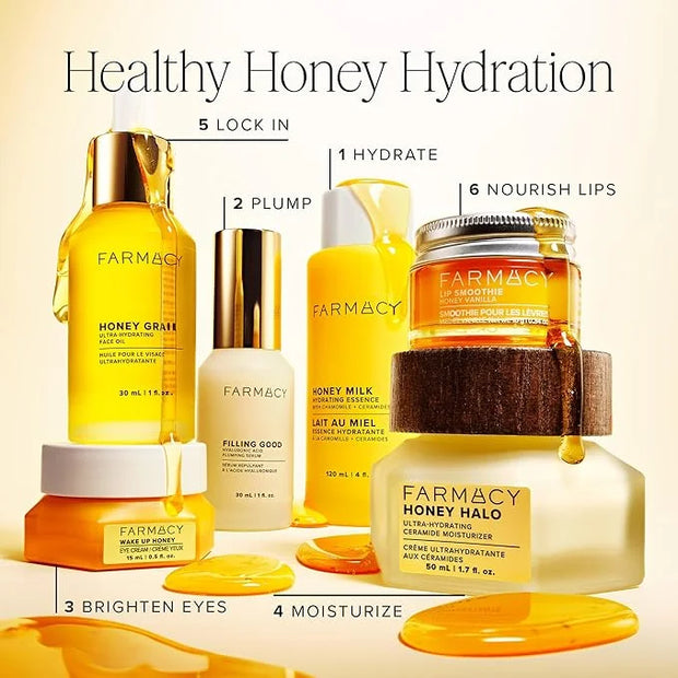 Farmacy Hydrating Essence - Hydrating Honey Milk Toner + Facial Essence to Soothe, Moisturize and Strengthen Skin Barrier ...