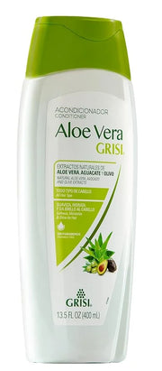 Grisi Aloe Vera Conditioner, Moisturizing Hair Product with Aloe Extract, Paraben-Free, 2-Pack for Soft and Shiny Hair, 13...