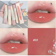 Hydrating Jelly Lip Gloss, Long-Lasting Waterproof Non-Stick Cup Lip Glaze Set, Moisturizing Tinted Lip Balm, Mirror-Like ...