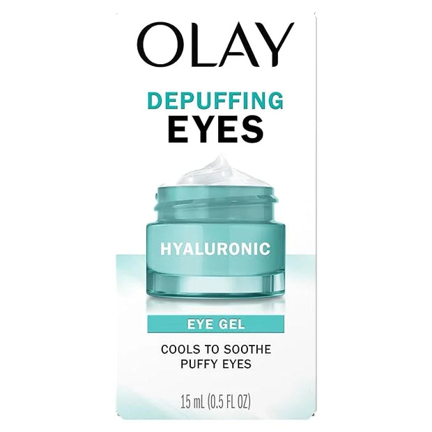 Olay Hyaluronic + Peptide 24 Gel Eye Cream, Fragrance-Free, 0.5oz (15 mL) - Product Image