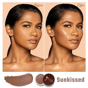 Juvia's Place Bronzed Cream Bronzer - Sunkissed - Smooth Cream Bronzer Pot for Sun-Kissed Glow & Warmth, Buildable & Blend...