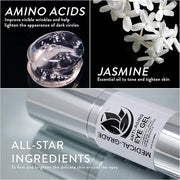 Microderm GLO - Active Anti-Aging Eye Gel, Reduces Dark Circles, Puffy Eyes, Crow's Feet and Fine Lines & Wrinkles, Packed...