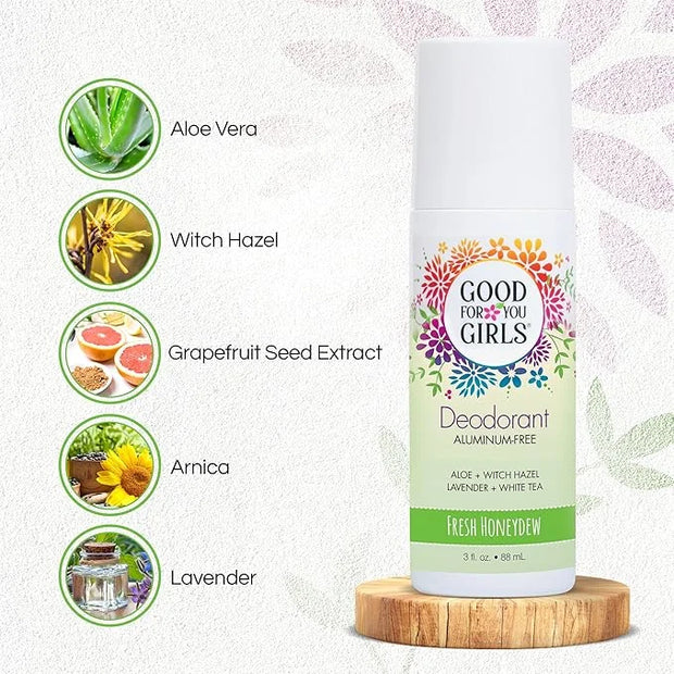Good for You Girls Aluminum-Free, Natural & Vegan Deodorant for Kids, Preteens, Teens, Safe & Effective Odor Protection, C...