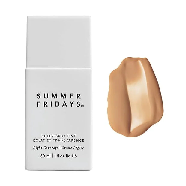 Summer Fridays Sheer Skin Tint - Tinted Moisturizer with Hyaluronic Acid - Helps Diminish Uneven Skin Tone - Sheer to Ligh...