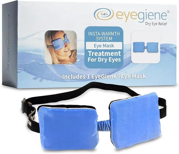 EyeGiene Mask - Self Heating Eye Mask – Warm Compress for Eyes, Multi-Use Heat Treatment for Dryness, Fatigue, Styes, Blep...