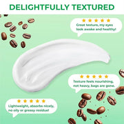 EyeGLO Caffeine Eye Cream for Dark Circles, Eye Bags, and Puffiness | UnderEye Treatment for Women with Peptides, Antioxid...
