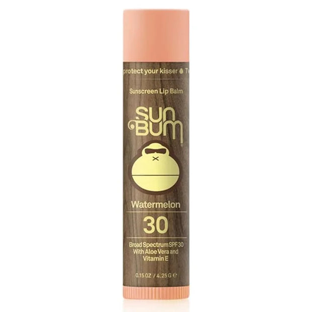 Sun Bum SPF 30 Sunscreen Watermelon Lip Balm - Moisturizing Aloe Vera and Vitamin E - Vegan and Cruelty Free - Broad Spect...