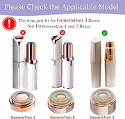 Replacement Heads for Flawless Replacement Heads,Generation 3 Replacement Heads Compatible with New Finishing Touch Flawle...