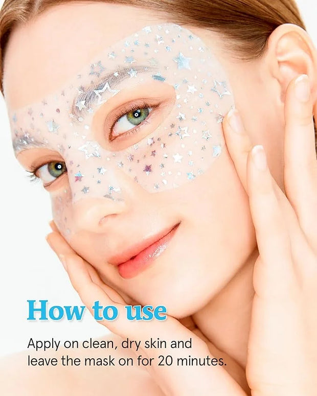 THESAEM Iceland Glitter Eye Goggle Mask - Refreshing & Hydrating Korean Eye Mask Patch for Puffy Eyes - Vitamin & Hyaluron...