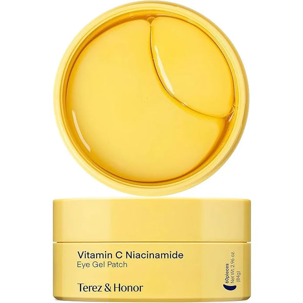 Vitamin C Niacinamide Eye Patches: Brightening & Glowing Under Eye Mask with Tranexamic Acid Caffeine Hyaluronic Acid - Ko...