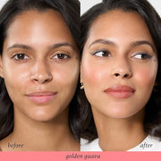 Julep Skip The Brush Cream to Powder Blush Stick - Golden Guava - Blendable and Buildable Color - 2-in-1 Blush and Cheek M...